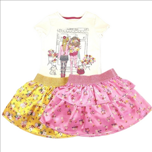 365 Kids by Garanimals Shirt with Matching Skorts Size 4